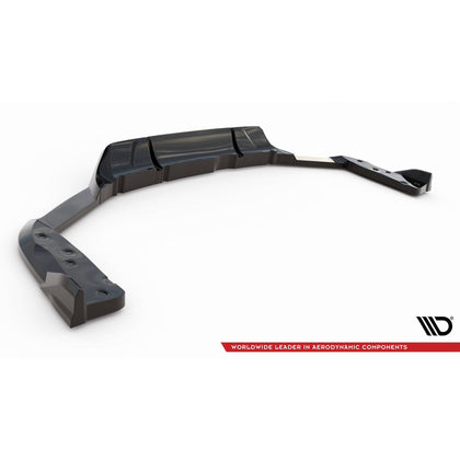 Maxton rear splitter til BMW X6 M F96 Facelift – blank sort – billede 7 af 8