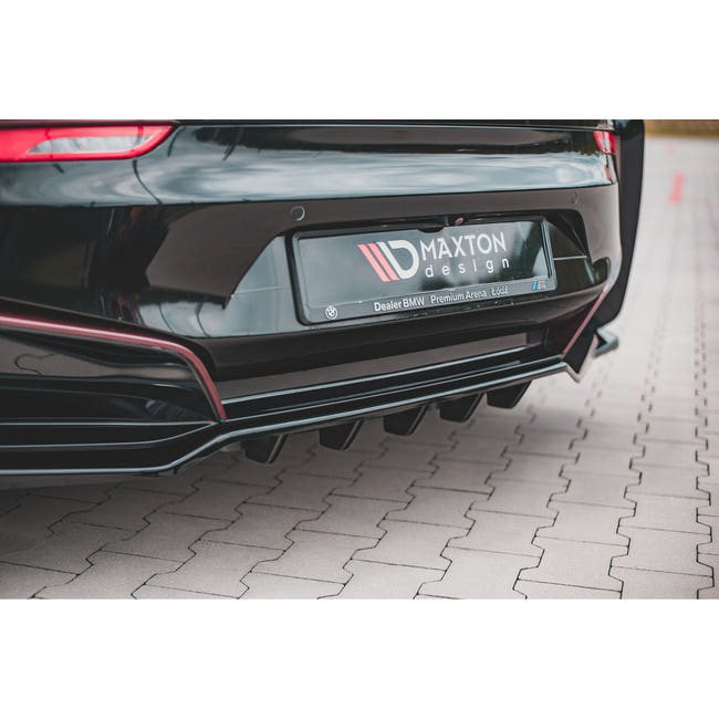 Maxton rear splitter til BMW i8 – blank sort – billede 2 af 9