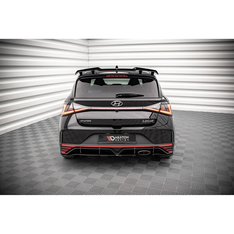 Maxton rear splitter til Hyundai I20 N Mk3 – blank sort – billede 2 af 7
