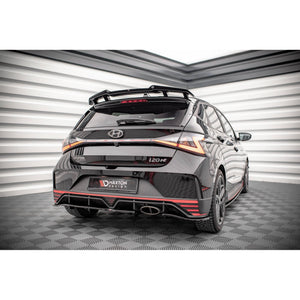 Maxton rear splitter til Hyundai I20 N Mk3 – blank sort – billede 3 af 7