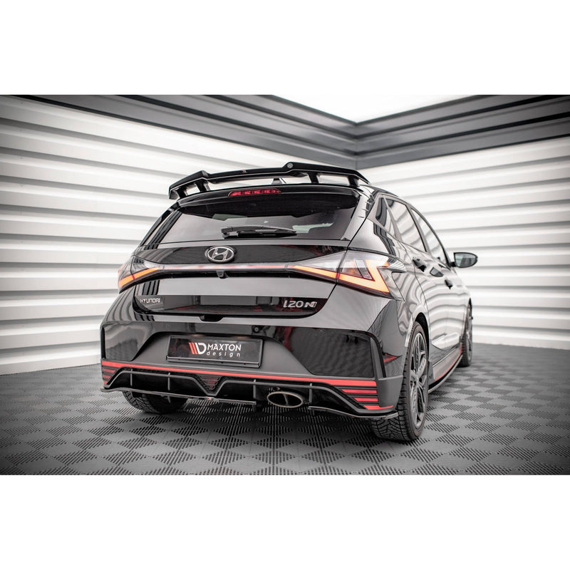 Maxton rear splitter til Hyundai I20 N Mk3 – blank sort – billede 3 af 7