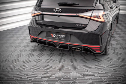 Maxton rear splitter til Hyundai I20 N Mk3 – blank sort – billede 1 af 7