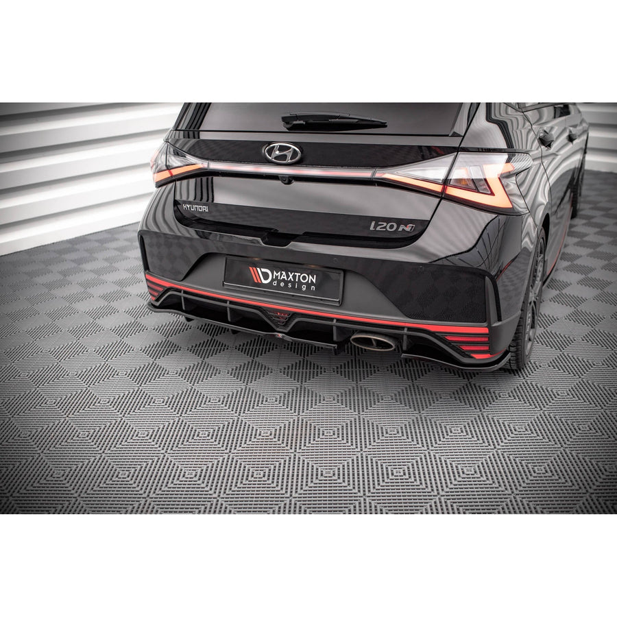 Maxton rear splitter til Hyundai I20 N Mk3 – blank sort – billede 1 af 7