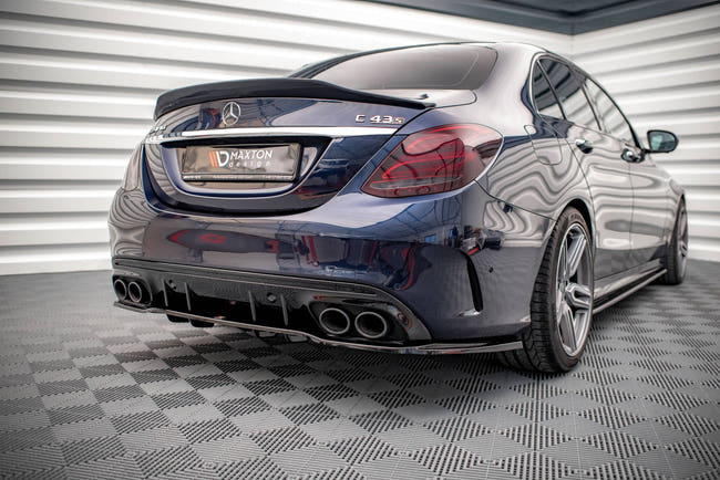 Maxton rear splitter til Mercedes-AMG C 43 Sedan W205 Facelift – blank sort – billede 1 af 5