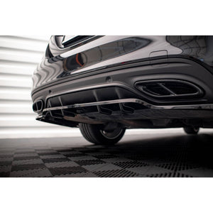 Maxton rear splitter til Mercedes-Benz C AMG-Line W205 Facelift – blank sort – billede 3 af 7