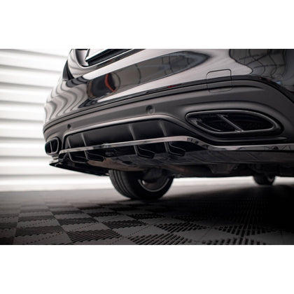 Maxton rear splitter til Mercedes-Benz C AMG-Line W205 Facelift – blank sort – billede 3 af 7