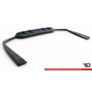 Maxton rear splitter til Mercedes-Benz C AMG-Line W205 Facelift – blank sort – billede 7 af 7