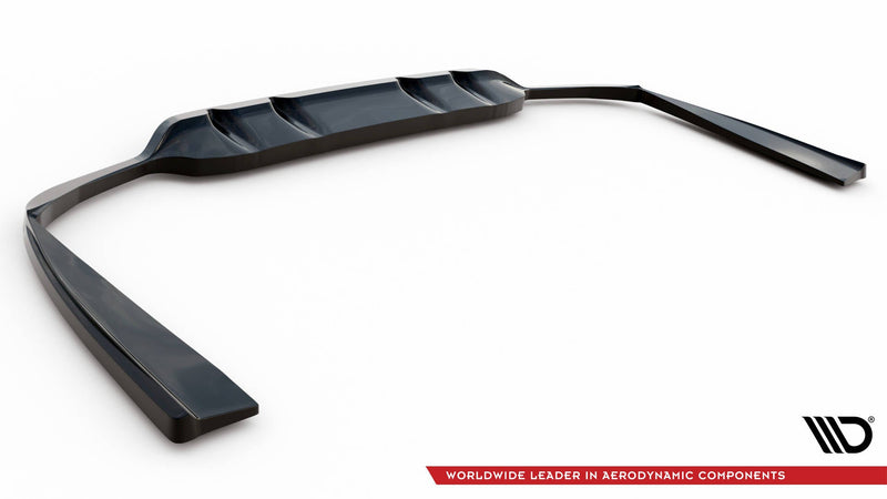 Maxton rear splitter til Mercedes-Benz C AMG-Line W205 Facelift – blank sort – billede 7 af 7