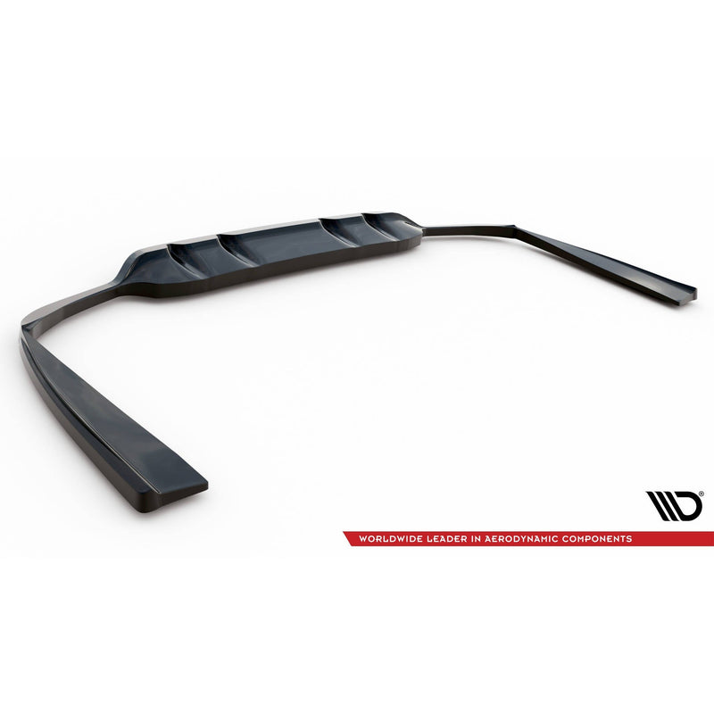 Maxton rear splitter til Mercedes-Benz C Coupe AMG-Line C205 Facelift – blank sort – billede 6 af 6