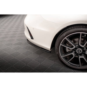 Maxton rear splitter til Mercedes-Benz C Coupe AMG-Line C205 Facelift – blank sort – billede 4 af 6