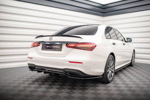 Maxton rear splitter til Mercedes-Benz E AMG-Line Sedan W213 Facelift – blank sort – billede 2 af 7
