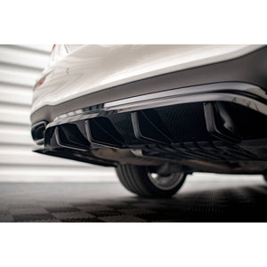Maxton rear splitter til Mercedes-Benz E AMG-Line Sedan W213 Facelift – blank sort – billede 4 af 7