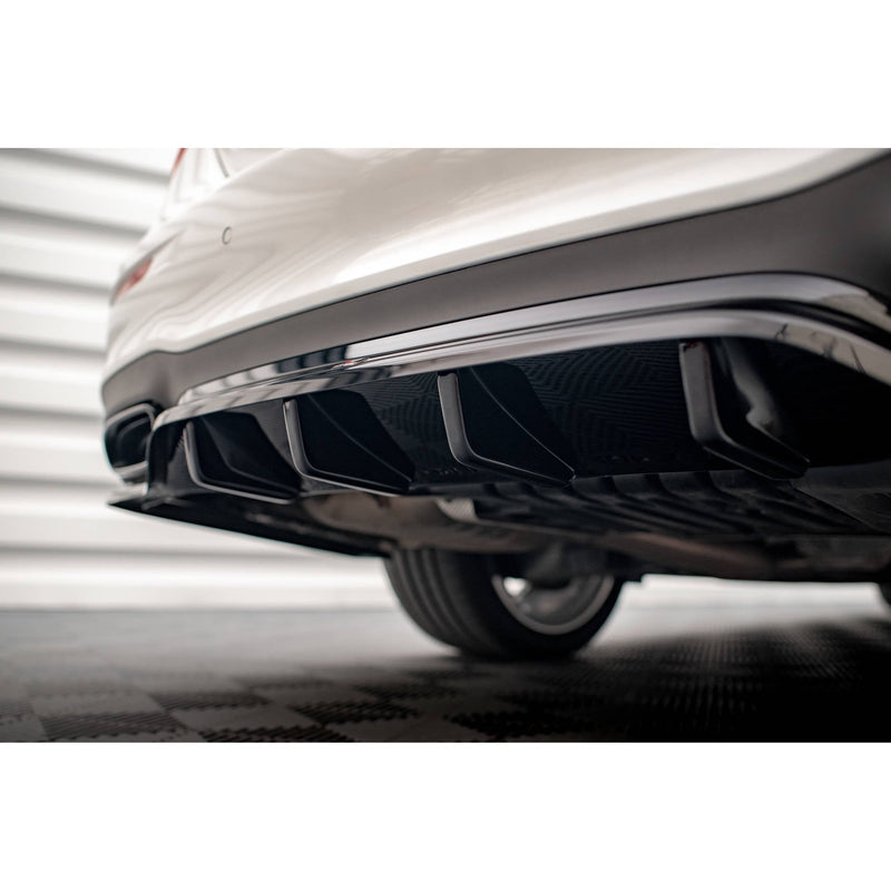Maxton rear splitter til Mercedes-Benz E AMG-Line Sedan W213 Facelift – blank sort – billede 4 af 7