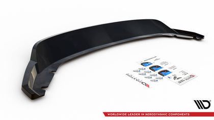 Maxton rear splitter til Seat Leon Hatchback Mk3 – blank sort – billede 4 af 4