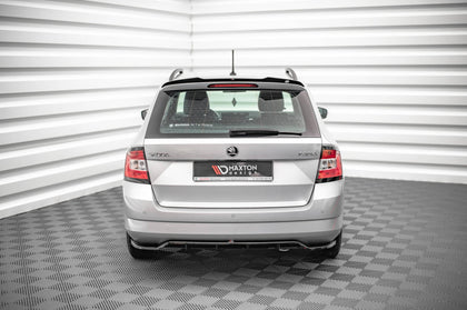 Maxton rear splitter til Skoda Fabia Combi Mk3 – blank sort – billede 1 af 4