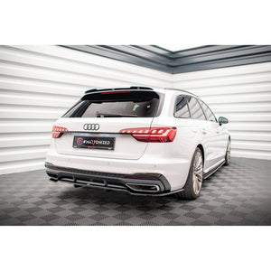 Maxton rear splitter til Audi A4 S-Line B9 Facelift – blank sort – billede 1 af 7