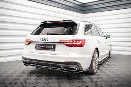 Maxton rear splitter til Audi A4 S-Line B9 Facelift – blank sort – billede 1 af 7