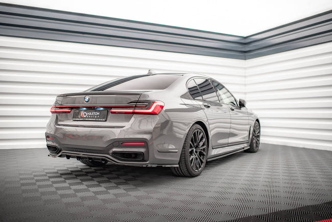 Maxton rear splitter til BMW 7 M-Pack G11 / G12 Facelift – blank sort – billede 1 af 5