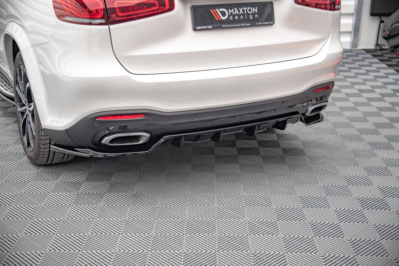 Maxton rear splitter til Mercedes-Benz GLS AMG-Line X167 – blank sort – billede 3 af 6