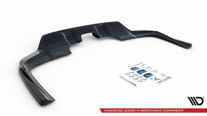 Maxton rear splitter til Mercedes-Benz GLS AMG-Line X167 – blank sort – billede 6 af 6