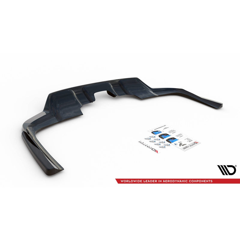 Maxton rear splitter til Mercedes-Benz GLS AMG-Line X167 – blank sort – billede 6 af 6