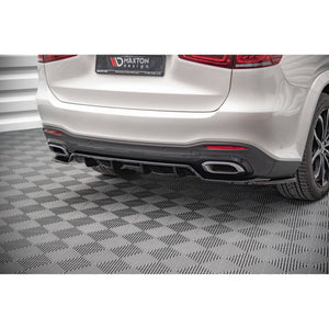 Maxton rear splitter til Mercedes-Benz GLS AMG-Line X167 – blank sort – billede 1 af 6
