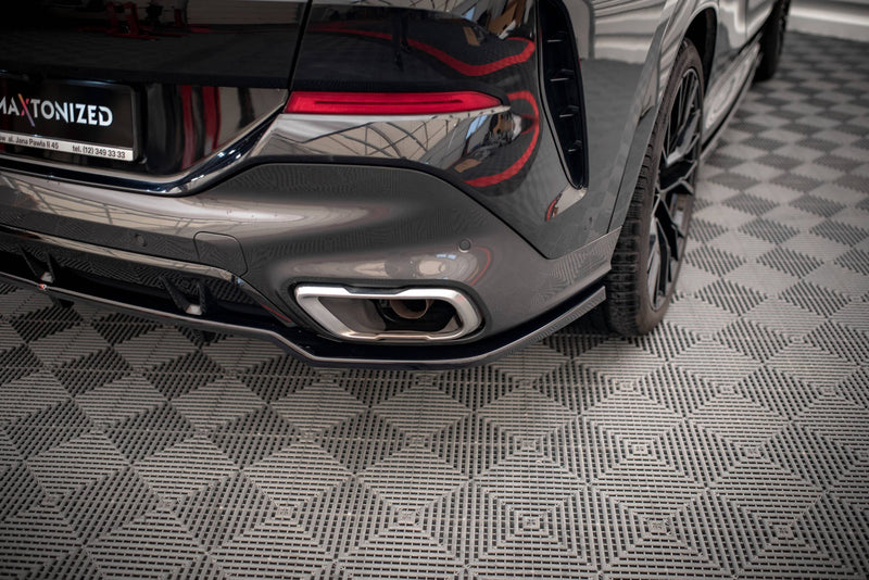 Maxton rear splitter til BMW X6 M-Pack G06 – blank sort – billede 2 af 6