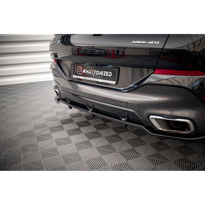 Maxton rear splitter til BMW X6 M-Pack G06 – blank sort – billede 4 af 6