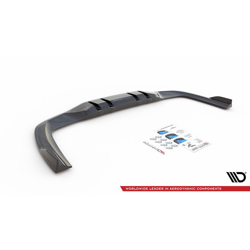 Maxton rear splitter til Mercedes A 35 AMG Sedan V177 – blank sort – billede 4 af 4