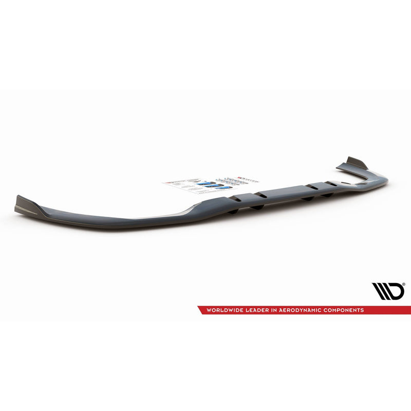Maxton rear splitter til Mercedes A 35 AMG Sedan V177 – blank sort – billede 3 af 4