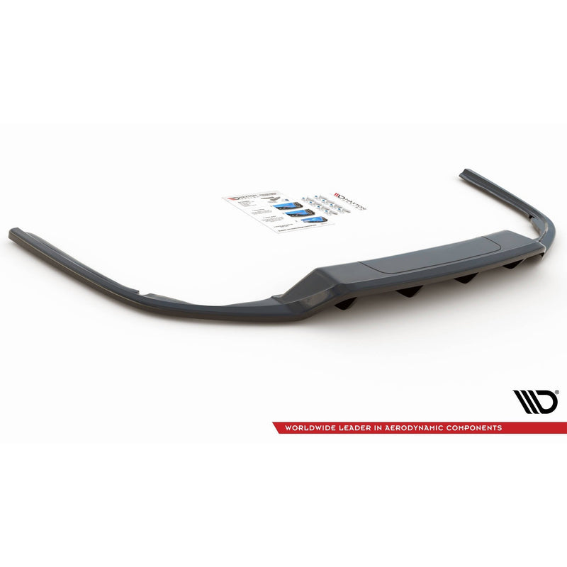 Maxton rear splitter til Volkswagen Passat B8 – blank sort – billede 4 af 5