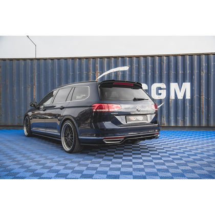Maxton rear splitter til Volkswagen Passat B8 – blank sort – billede 1 af 5