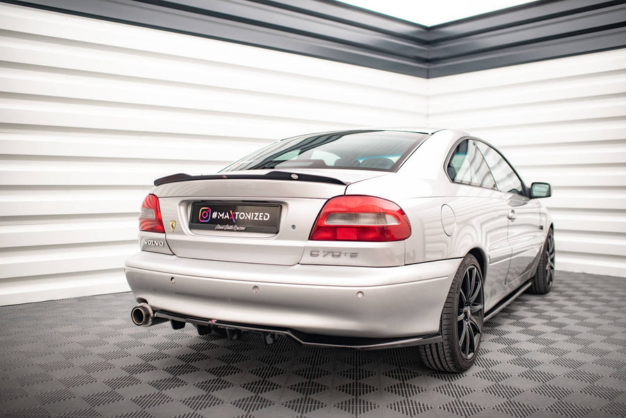 Maxton rear splitter til Volvo C70 Mk1 – blank sort – billede 1 af 7