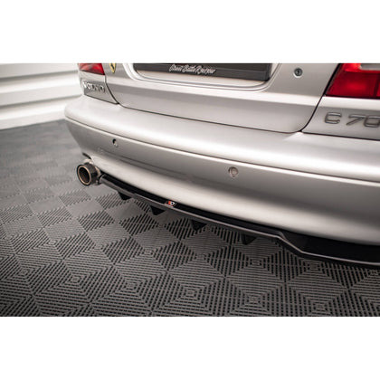 Maxton rear splitter til Volvo C70 Mk1 – blank sort – billede 2 af 7