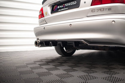 Maxton rear splitter til Volvo C70 Mk1 – blank sort – billede 3 af 7