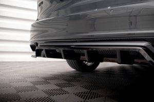 Maxton rear splitter til Volvo V90 / S90 R-Design Mk2 – blank sort – billede 4 af 6