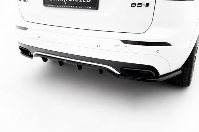 Maxton rear splitter til Volvo XC60 Mk2 R-Design – blank sort – billede 2 af 5