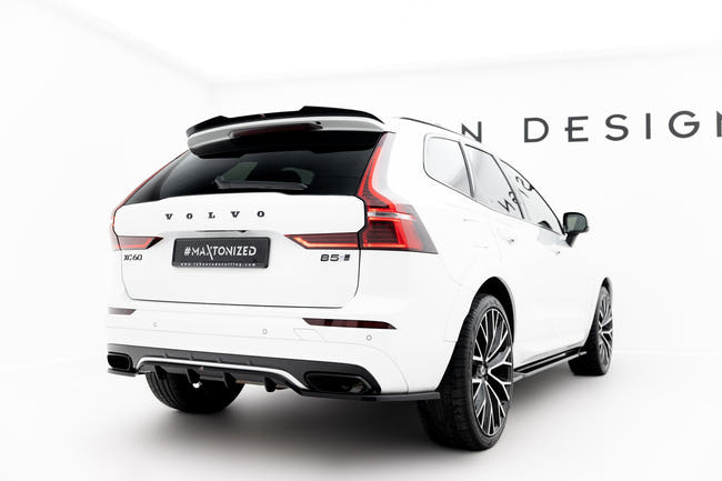 Maxton rear splitter til Volvo XC60 Mk2 R-Design – blank sort – billede 1 af 5