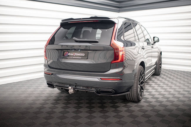 Maxton rear splitter til Volvo XC90 R-Design Mk2 / Mk2 Facelift – blank sort – billede 1 af 8