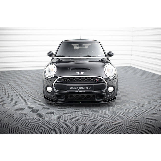 Maxton frontsplitter til Mini Cooper S F56 / F56 Facelift – blank sort – billede 2 af 5