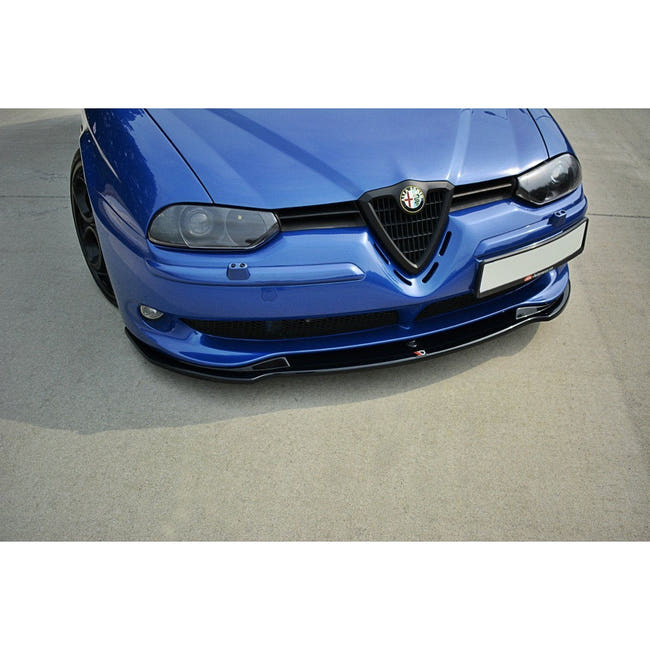 Maxton frontsplitter til Alfa Romeo 156 GTA – blank sort – billede 2 af 6