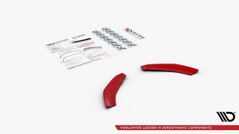 Maxton frontsplitter til Volkswagen Polo GTI / R-line Mk6 – blank sort – billede 5 af 5