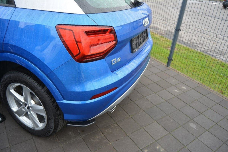 Maxton side splitters til Audi Q2 Mk.1 – blank sort – billede 1 af 4