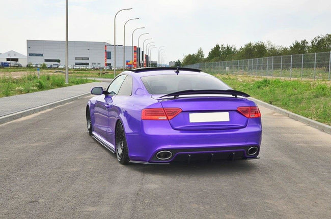 Maxton side splitters til Audi RS5 Mk1 (8T) Facelift – blank sort – billede 1 af 6