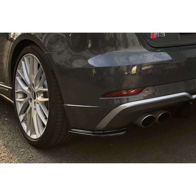 Maxton side splitters til Audi S3 8v Facelift – blank sort – billede 1 af 3