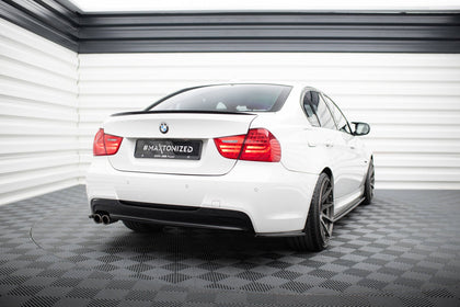 Maxton side splitters til BMW 3 E90 Mpack – blank sort – billede 2 af 5