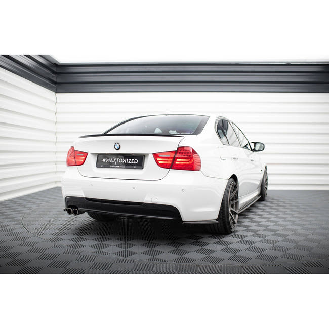 Maxton side splitters til BMW 3 E90 Mpack – blank sort – billede 2 af 5