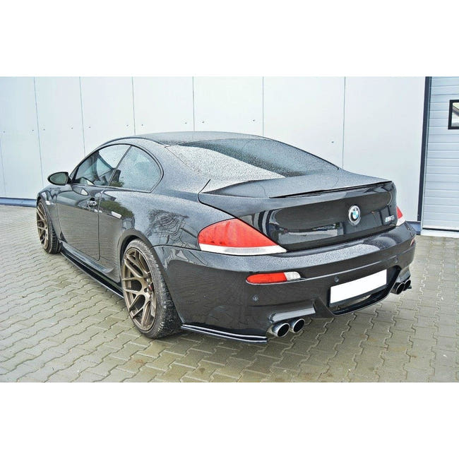 Maxton side splitters til BMW M6 E63 – blank sort – billede 1 af 7