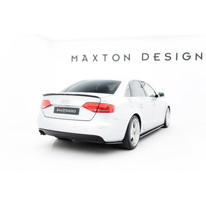 Maxton side splitters til Audi A4 Sedan / Avant B8 – blank sort – billede 3 af 5