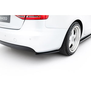 Maxton side splitters til Audi A4 Sedan / Avant B8 – blank sort – billede 1 af 5